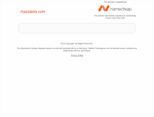 Tablet Screenshot of mazdabkk.com